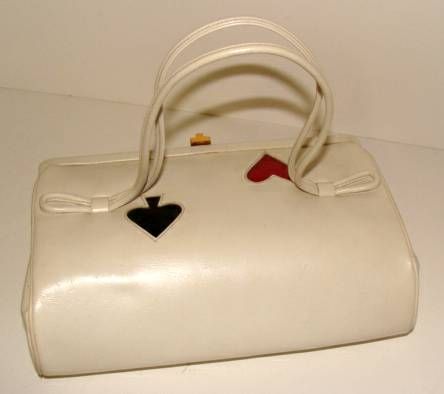 Card Suits Purse Handbag by Holzman For Sale 1