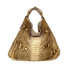 Gucci Snakeskin Hobo bag in Pearl and Metallic Python