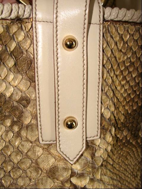 Gucci Snakeskin Hobo bag in Pearl and Metallic Python 2