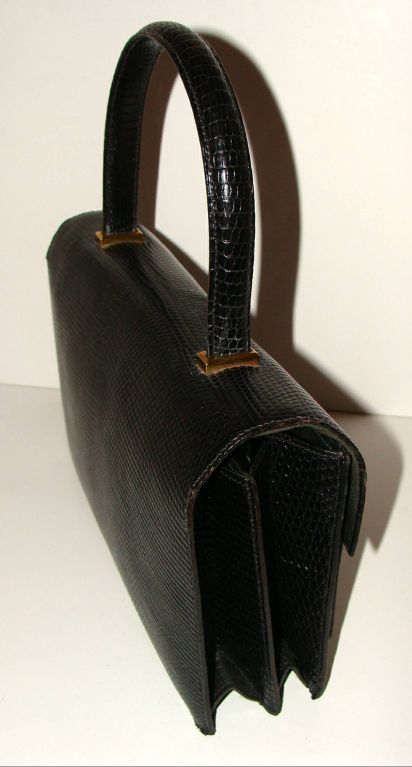 Hermes Pianoforte Lucertola Nera Borsa Borsetta 1