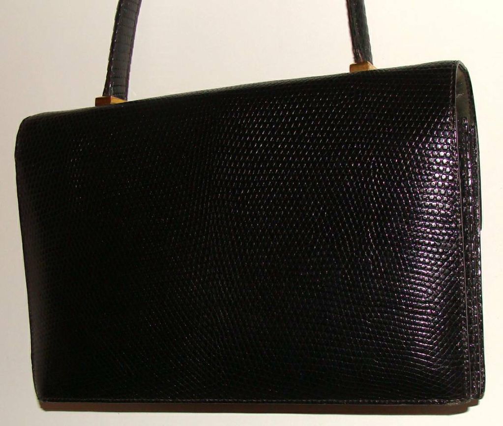 Hermes Pianoforte Lucertola Nera Borsa Borsetta 2