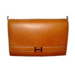 Vintage Hermes H Bag Clutch or Shoulder Purse