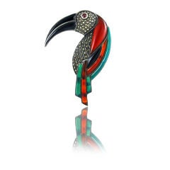 Art Deco Toucan Brooch