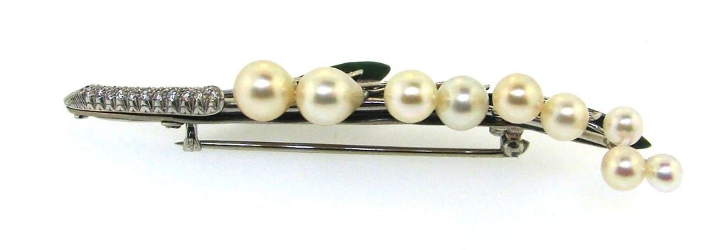 lily of the valley brooch