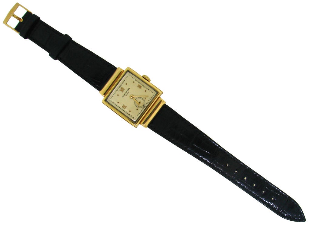 Vintage Patek Philippe Yellow Gold Men's Watch 1