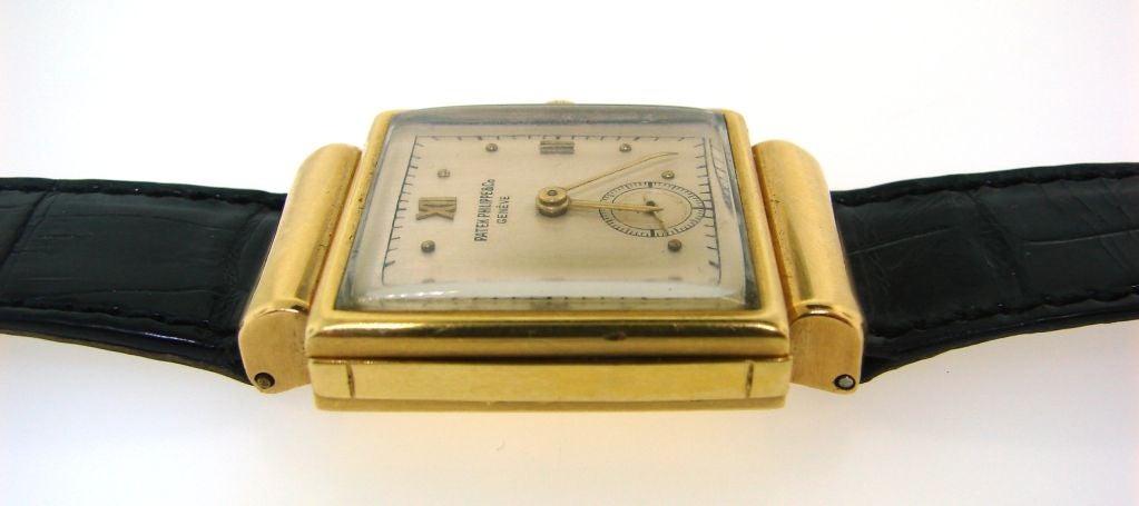 Vintage Patek Philippe Yellow Gold Men's Watch 2
