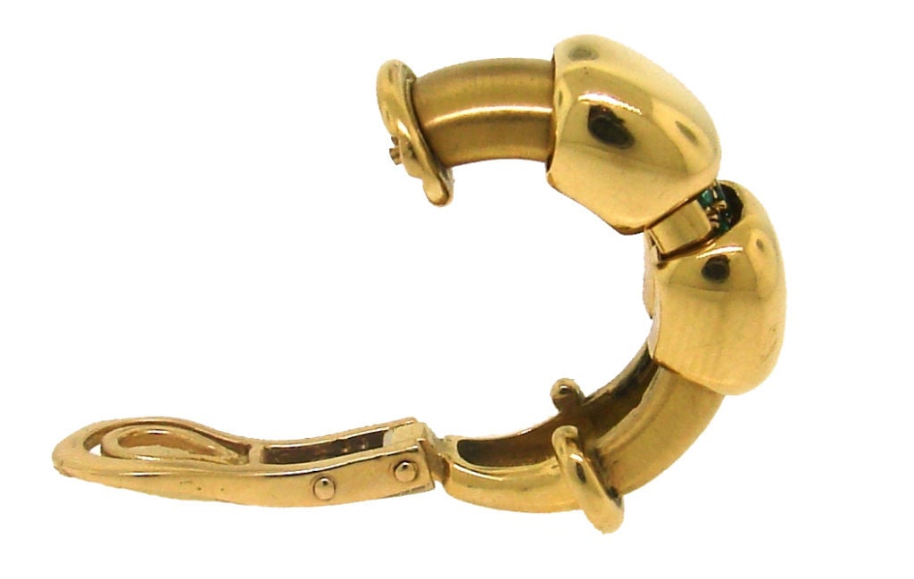 Rene Boivin Emerald & Yellow Gold Peek-A-Boo Clip-on Earrings 2