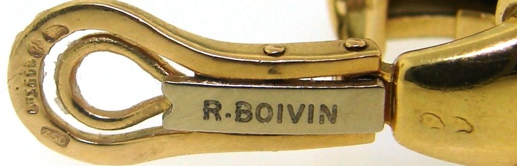 Rene Boivin Emerald & Yellow Gold Peek-A-Boo Clip-on Earrings 4