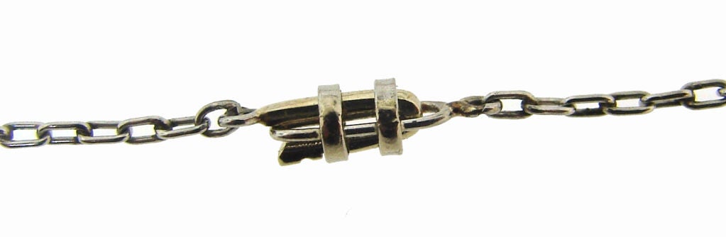 Tiffany & Co. Art Deco Diamond & Platinum Lorgnette on a Chain 5