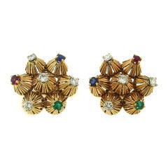 French Diamond, Ruby, Emerald, Sapphire
Gold Clip-on Earrings French Diamond, Ruby, Emerald, Sapphire
Gold Clip-on Earrings