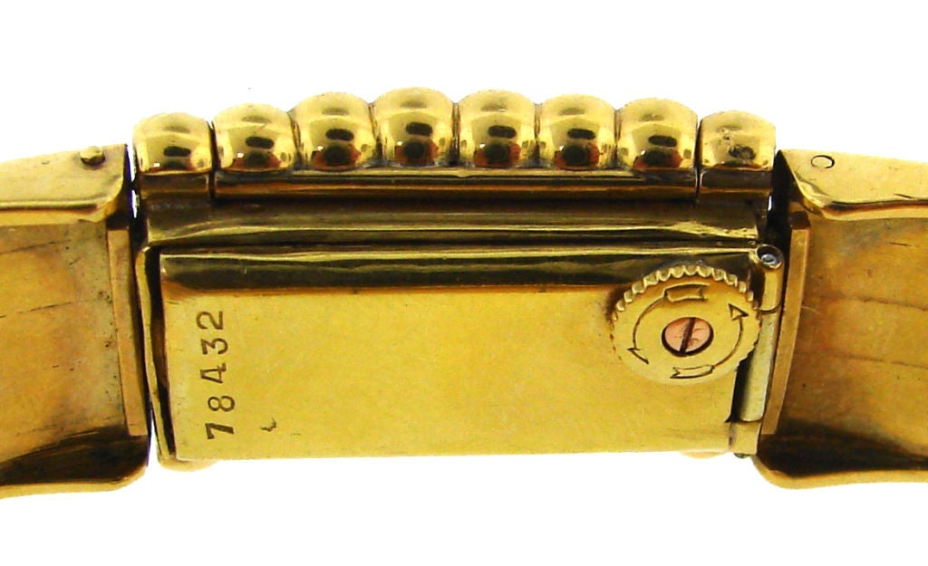 Women's Rare Vintage Cartier Yellow Gold Watch / Bracelet