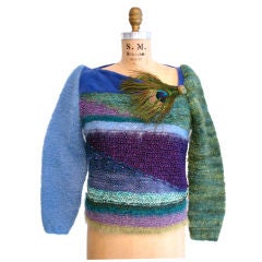 1980s DAWN WAIN 'Art To Wear' Sweater