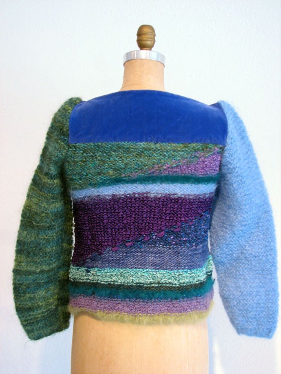 Women's 1980s DAWN WAIN 'Art To Wear' Sweater