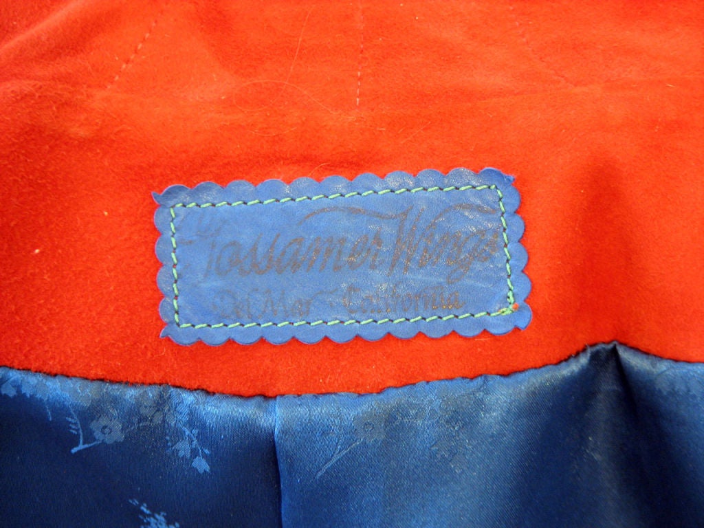 1980s GOSSAMER WINGS/BARBARA GRIMES Leather 'Parrot' Jacket 1