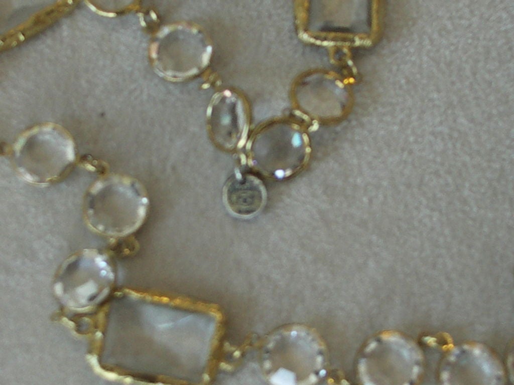 Vintage hard to find Chanel chiclet necklace- made in France 1981.