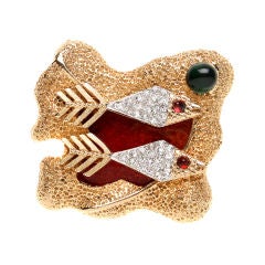 Vendome Brooch Inspired by Georges Braque
