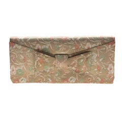 Vintage Bowed  and Brocade Clutch by Josef