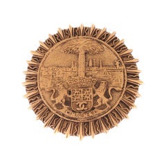 Chanel Coat of Arms Brooch or Pendant