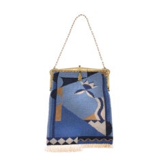 Fabulous Cubist Art Deco Beaded Bag