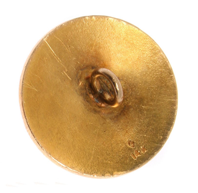 Women's or Men's Four Rare 14kt Gold Pucci Buttons