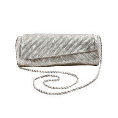 Vintage Woven Sterling Silver Handbag/Clutch