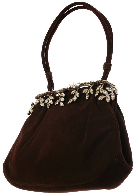 Black Jeweled Rhinestoned Koret Handbag