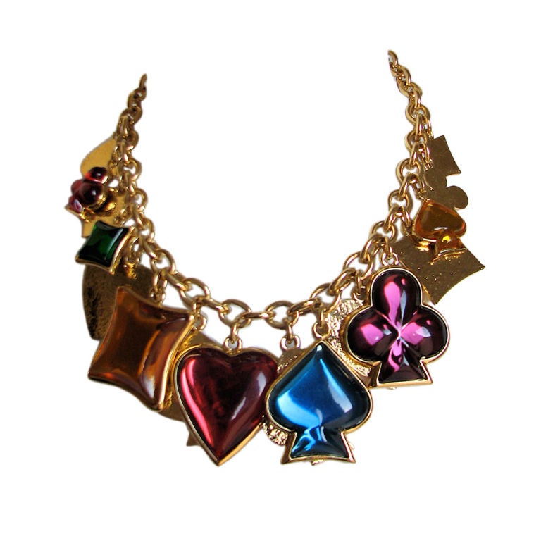 YVES SAINT LAURENT charm necklace