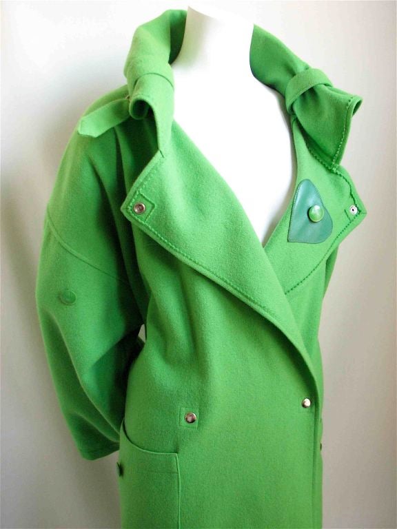 JEAN-CHARLES DE CASTELBAJAC  blanket coat with heart detail