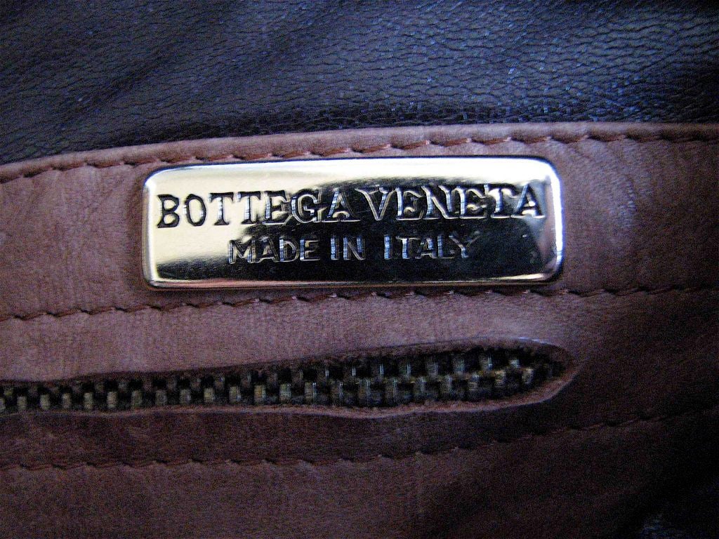 BOTTEGA VENTEA leather and suede brown hobo bag 1