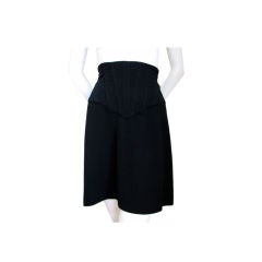 CHANEL high waist corset skirt