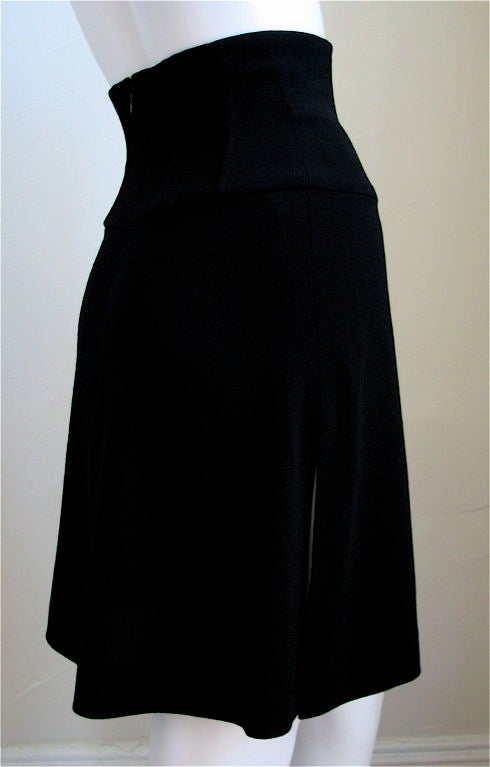 CHANEL high waist corset skirt