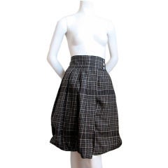 very early ISSEY MIYAKE plaid bubble skrit - SALE!