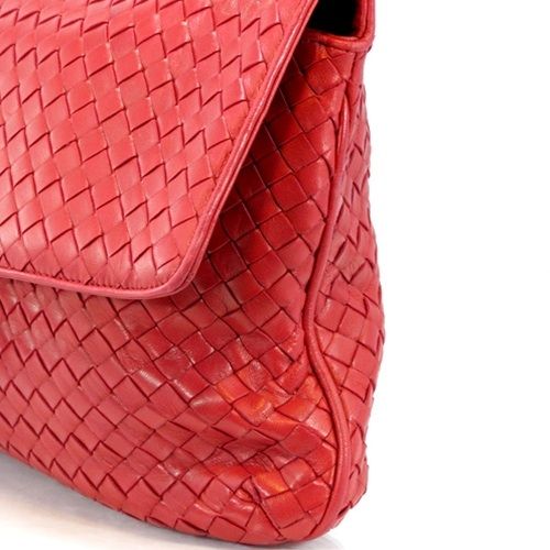 woven leather clutch