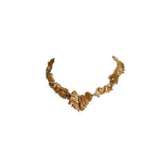 CHRISTIAN LACROIX gilt metal necklace 11
