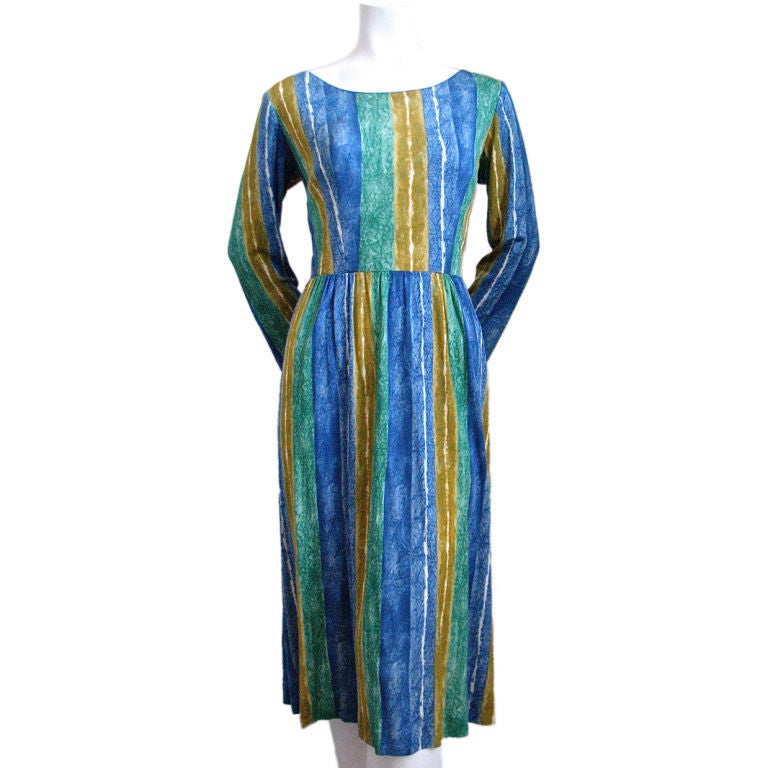 Women's 1960's EMILIO PUCCI silk jersey dress  