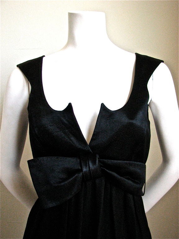 THIERRY MUGLER black mini dress