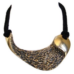 PIERRE CARDIN modernist necklace