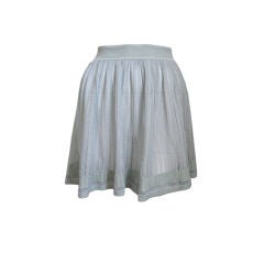 AZZEDINE ALAIA pale blue skirt
