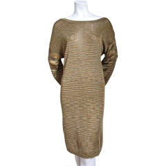 Vintage MISSONI 70's metallic space dyed dress