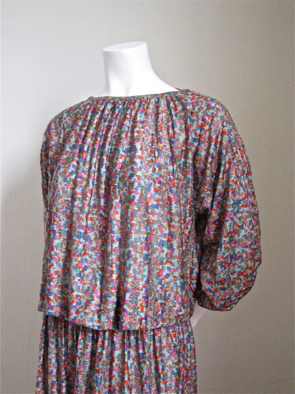 MISSONI metallic silk dress