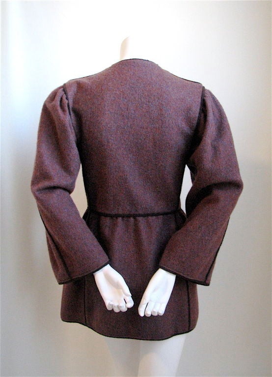 YVES SAINT LAURENT 'Russian' wool jacket