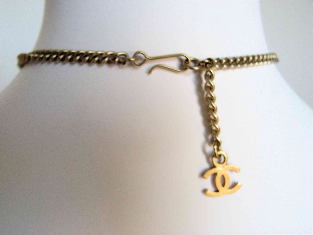 gold razor blade necklace