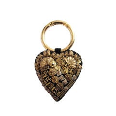 CHRISTIAN LACROIX bullion and velvet key ring 3