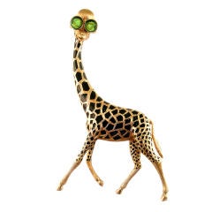 BIRK'S Giraffe Brooch