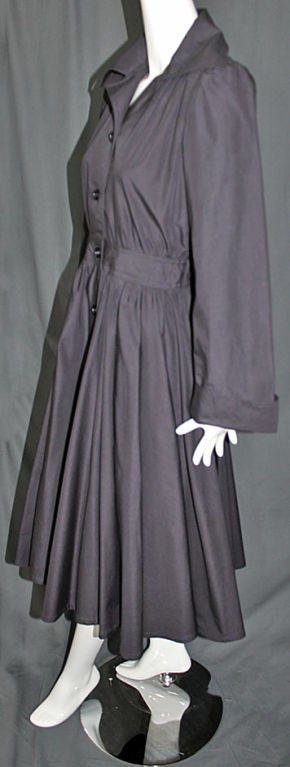 JEAN LOUIS SCHERRER Navy Shirt Dress 6