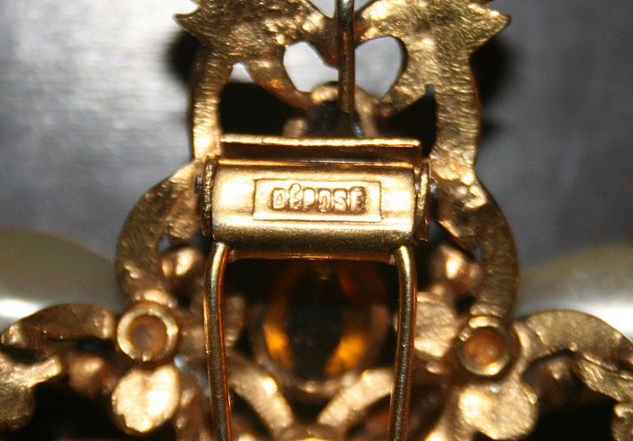 This is a rare find, owned by a woman whose father worked with Chanel in the first half of the 20th century.  The brooch, guaranteed authentic, was designed by Coco Chanel and made in a limited number, primarily to accessorize a specific jacket or