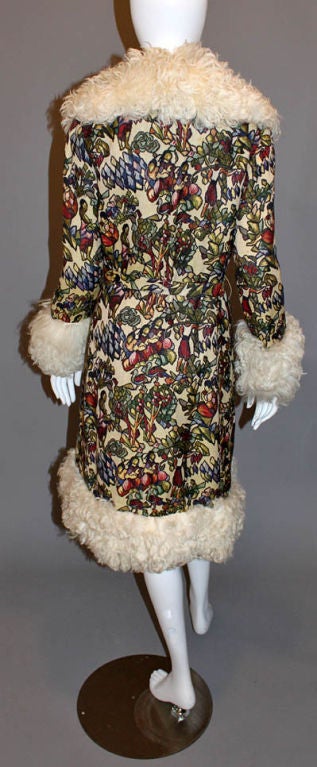 tapestry coat vintage