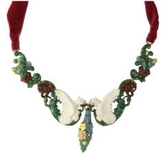 Jean Schlumberger necklace "Griffon ailé" for Elsa Schiaparelli.