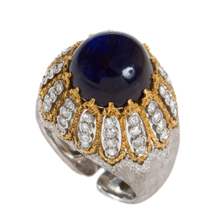 Buccellati Cabochon Sapphire Ring