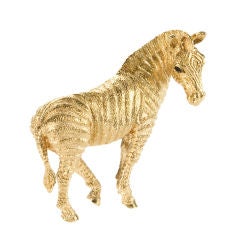 Fun Zebra Brooch by Tiffany & Company